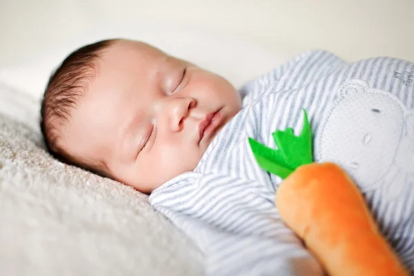Niedliches Neugeborenes schläft — Stockfoto