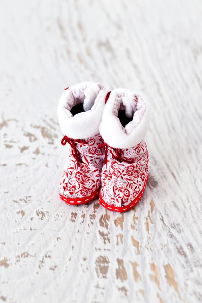 Santa's boots — Stock Photo, Image