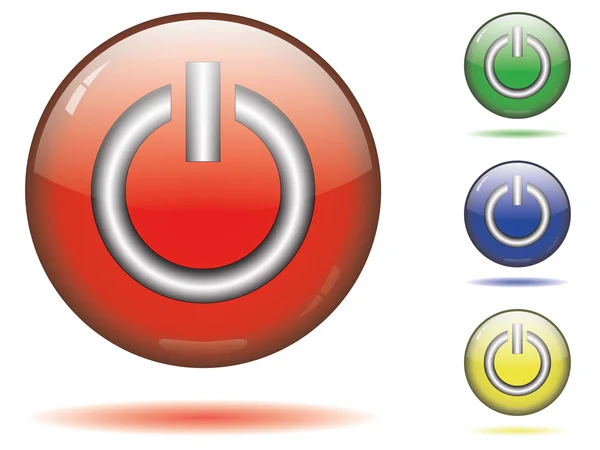 Power buttons. Stock Vector Image by ©Maxborovkov #5308532