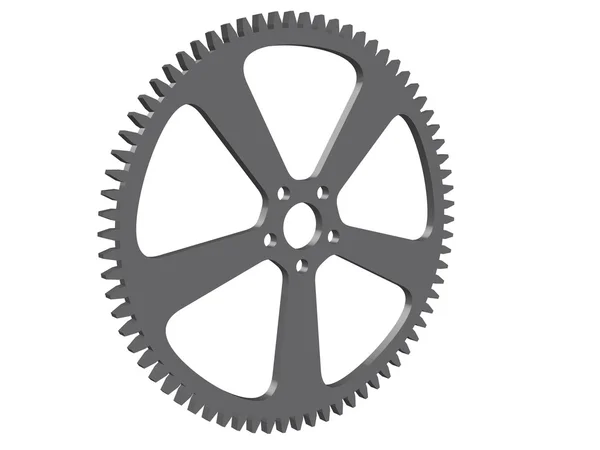 Сіра cogwheel — стоковий вектор