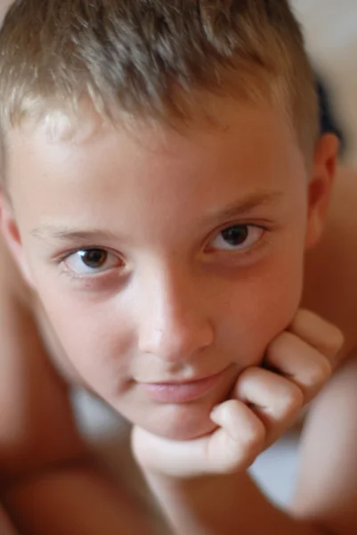 Portrait of a boy, a child — Stock Photo, Image