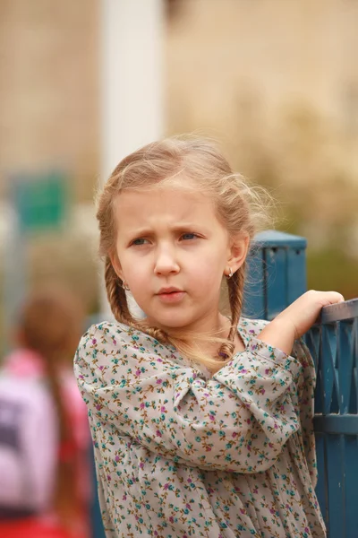 Portret meisje verstijfd — Stockfoto