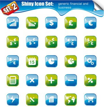 Shiny Icons -SET 2 clipart