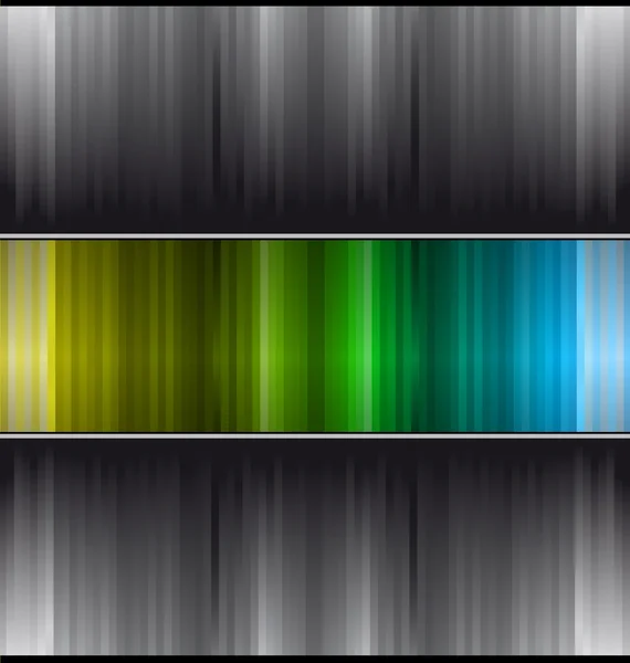 Abstraktní vizitka s barevnými pruhy s přechodem — Stockový vektor