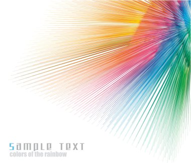 Rainbow Colours Spectrum Business Card Background