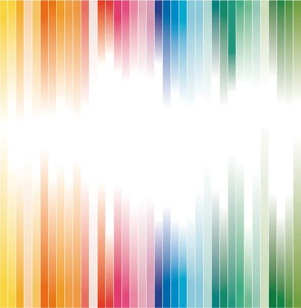 Colores del arco iris Fondo rayado para folleto — Vector de stock