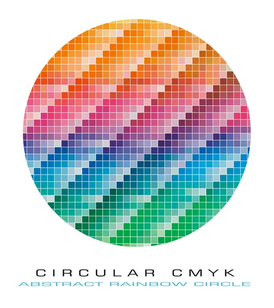 Cmyk 颜色调色板的抽象背景 — 图库矢量图片