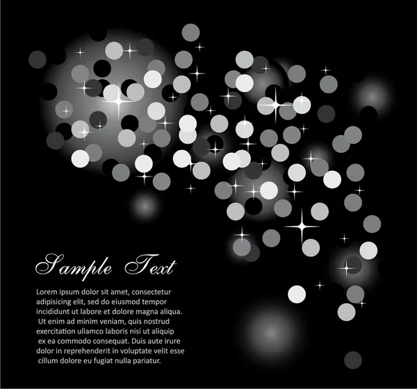 Lumières abstraites pailletées pour flyers Contexte — Image vectorielle