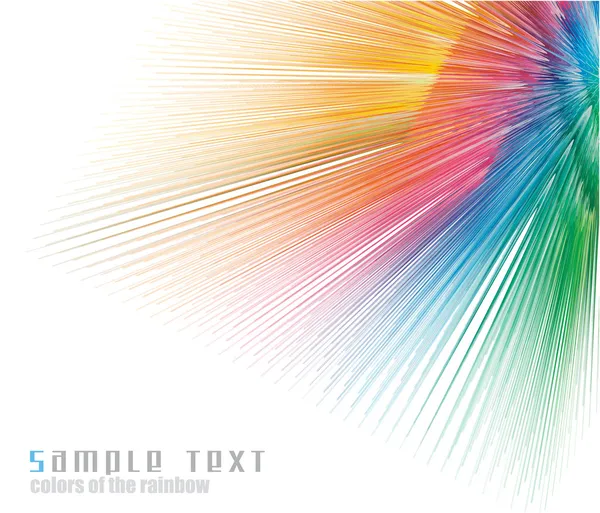 虹色のスペクトルのビジネス カードの背景 — ストックベクタ
