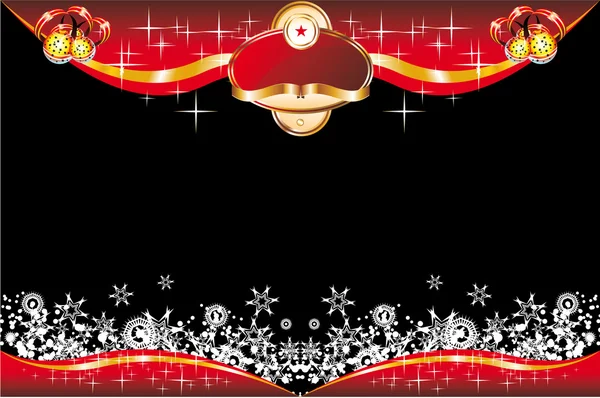 Christmas Card with space for text — Stock Vector