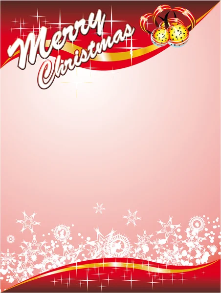 Χριστουγεννιάτικη κάρτα με χώρο για κείμενο — Διανυσματικό Αρχείο