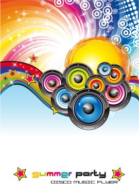 Music Colorful Background for Flyers clipart