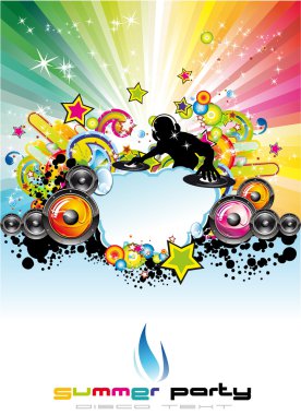 Music Event Abstract Background clipart