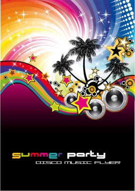 Tropical Musical Event Background clipart