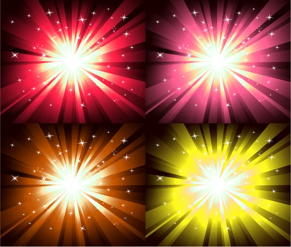 圣诞魔术灯爆炸 — 图库矢量图片