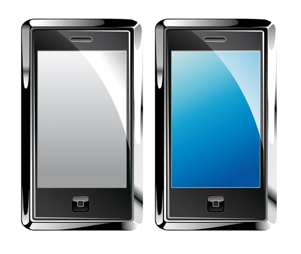 Téléphone à écran tactile — Image vectorielle