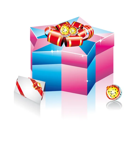 Collection d'élégantes boîtes cadeaux Colofrul — Image vectorielle