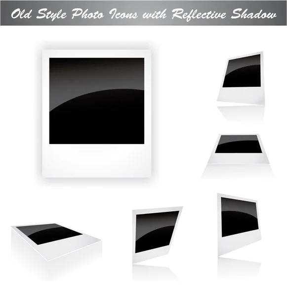 Klassieke photo frame met plaats voor afbeelding — Stockvector