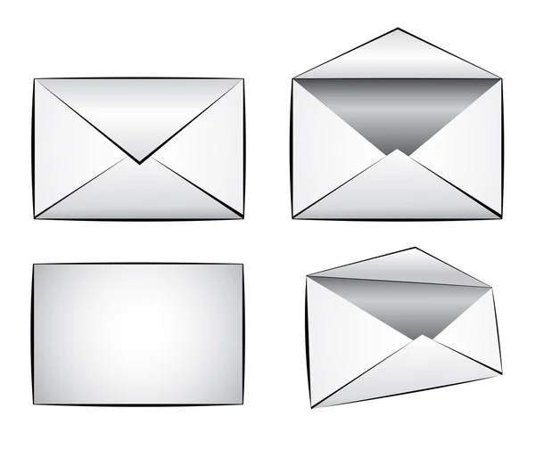 Sada ikon e-maily — Stockový vektor