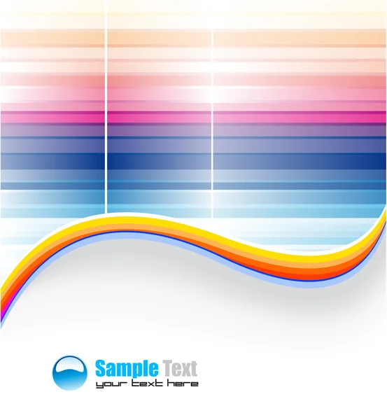 Abstracte kleurrijke achtergrond voor folders — Stockvector