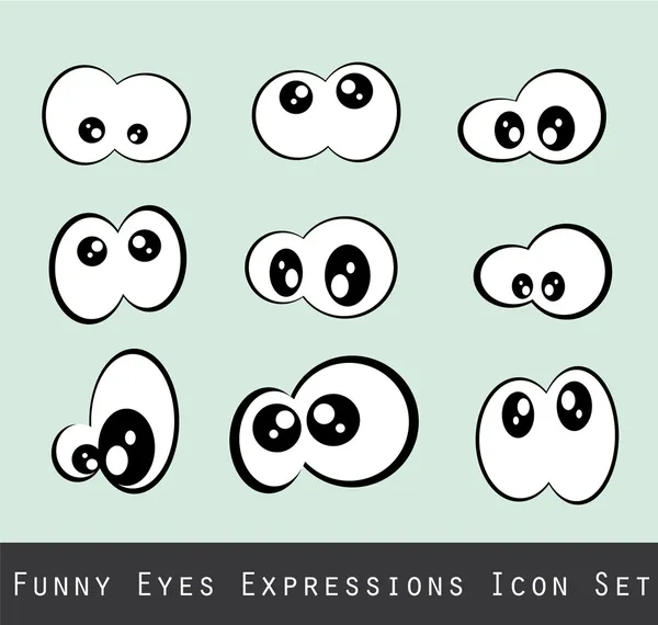 Ensemble d'expression Funny Eves — Image vectorielle