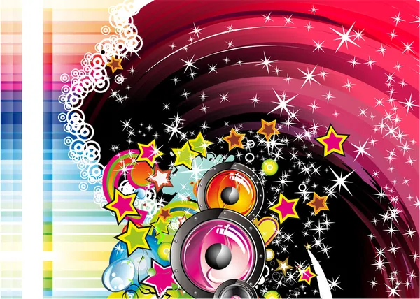 Music Background for flyers — Stock Vector