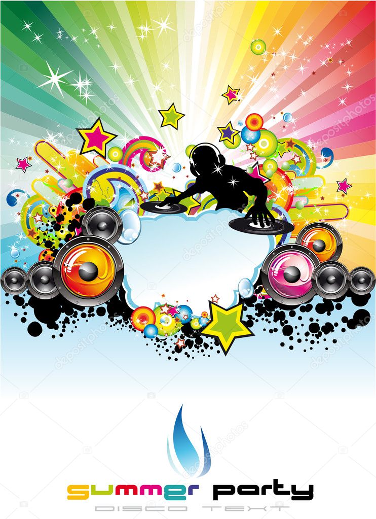 Music Event Abstract Background