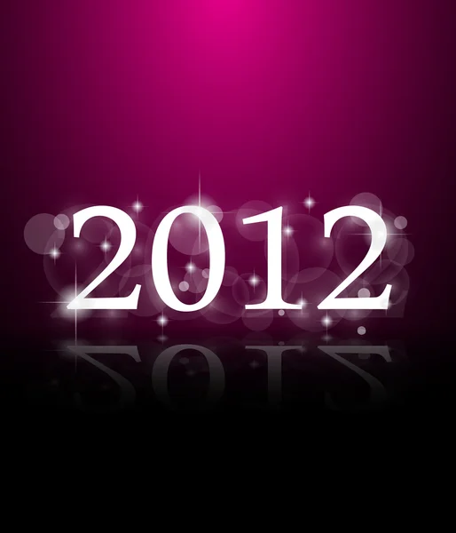 2012 Neujahrsfeier Hintergrund — Stockvektor