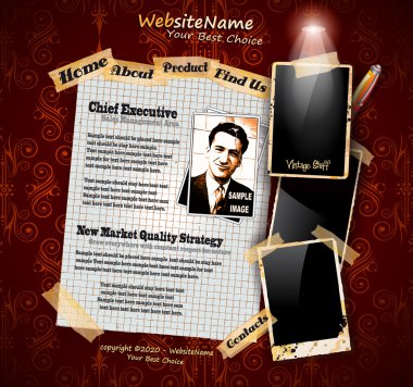 Fotoğraf kitap vintage tarzı Web sitesi