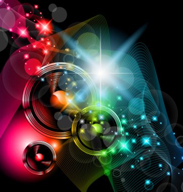 Disco Event Background clipart