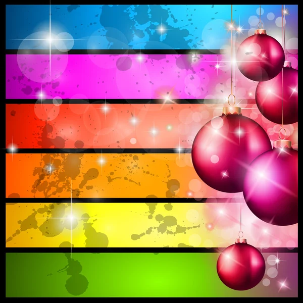 Veselé Vánoce elegantní sugestivní pozadí — Stockový vektor