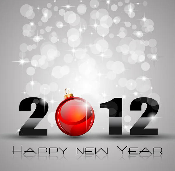 Fond de célébration du Nouvel An 2012 — Image vectorielle