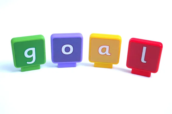 Letters Goal — Stock Photo, Image