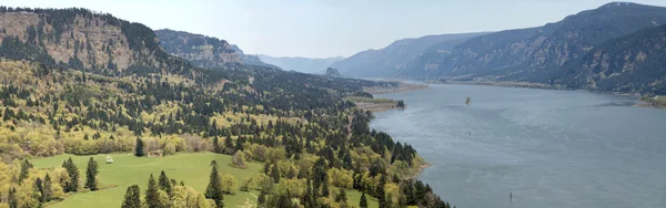 Columbia Flussschlucht-Panorama — Stockfoto