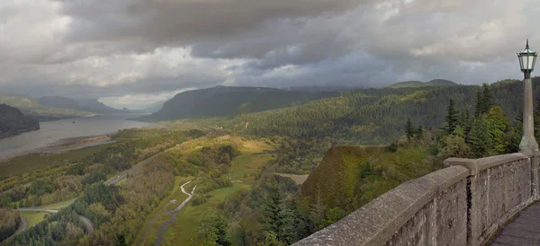 Columbia River Gorge View from Crown Point — Stock Photo, Image