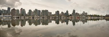 Vancouver bc waterfront manzarası stanley Parkı