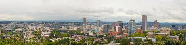 Portland oregon downtown Visa panorama — Stockfoto