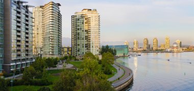 Waterfront Living in Vancouver BC clipart