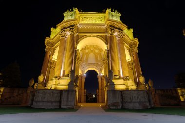 Güzel Sanatlar anıt gece san francisco Sarayı