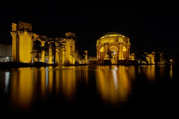 stock image San Francisco Palace of FIne Arts at Night