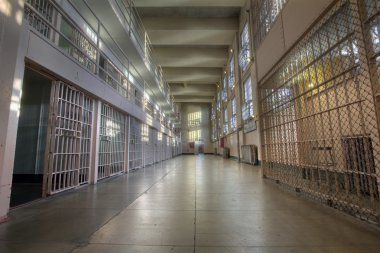 Alcatraz Island Prison Cells clipart