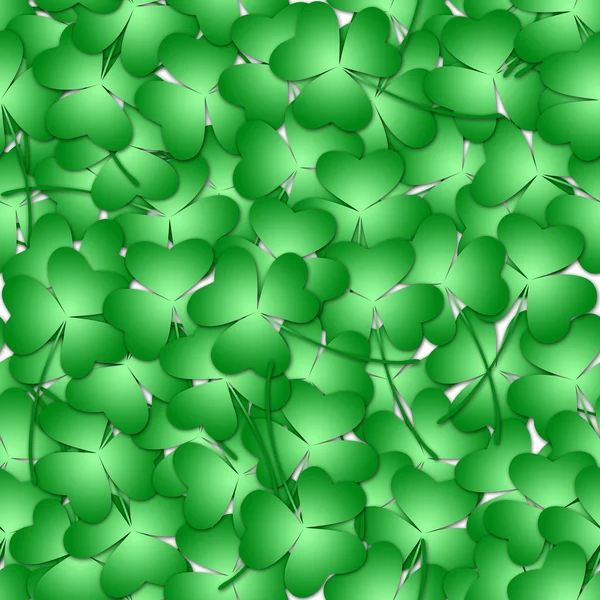 stock image St Patricks Day Shamrock Leaves Seamless Background