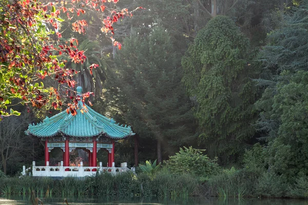 Pawilon chiński w parku golden gate w san francisco — Zdjęcie stockowe