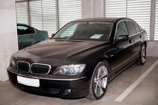 stock image Beautiful black car