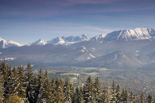 Vista panorâmica da Montanha Tatra — Fotografia de Stock