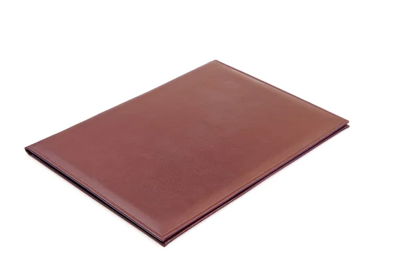 Brown cover for documents — Stock Photo, Image