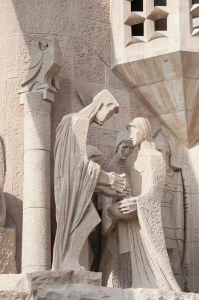 stock image Details of Sagrada Familia cathedrals in Barcelona