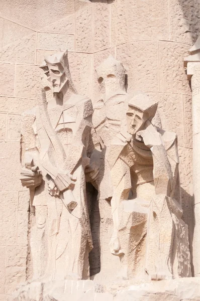 Detalhes das catedrais da Sagrada Família em Barcelona — Fotografia de Stock
