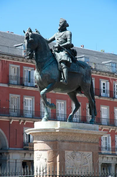 Статуя Felipe Iii — стокове фото