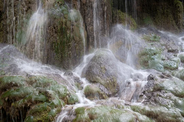 Водопад в "Monasterio de Piedra " — стоковое фото